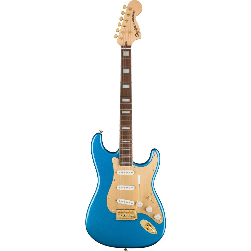 Squier by Fender 40th Anniversary Stratocaster Gold Edition - Lake Placid Blue (379410502)