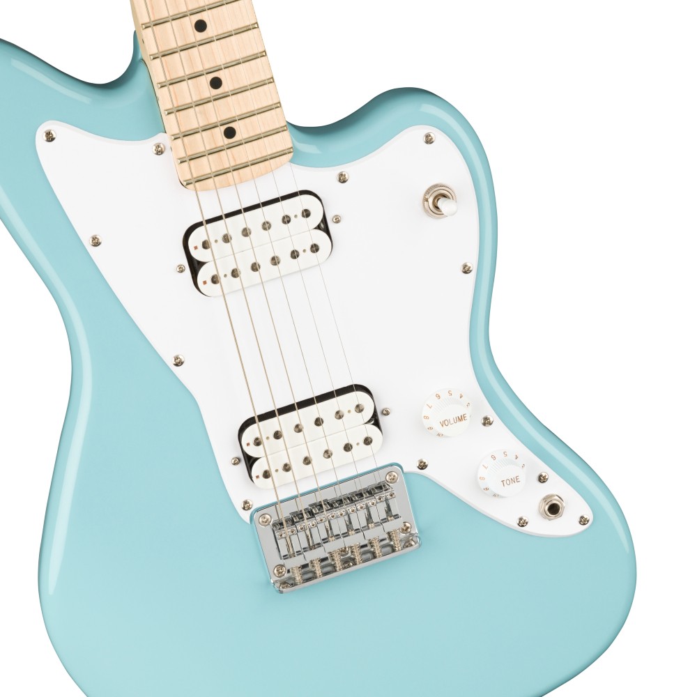 Squier by Fender Mini Jazzmaster HH Electric Guitar - Daphne Blue (370125504)