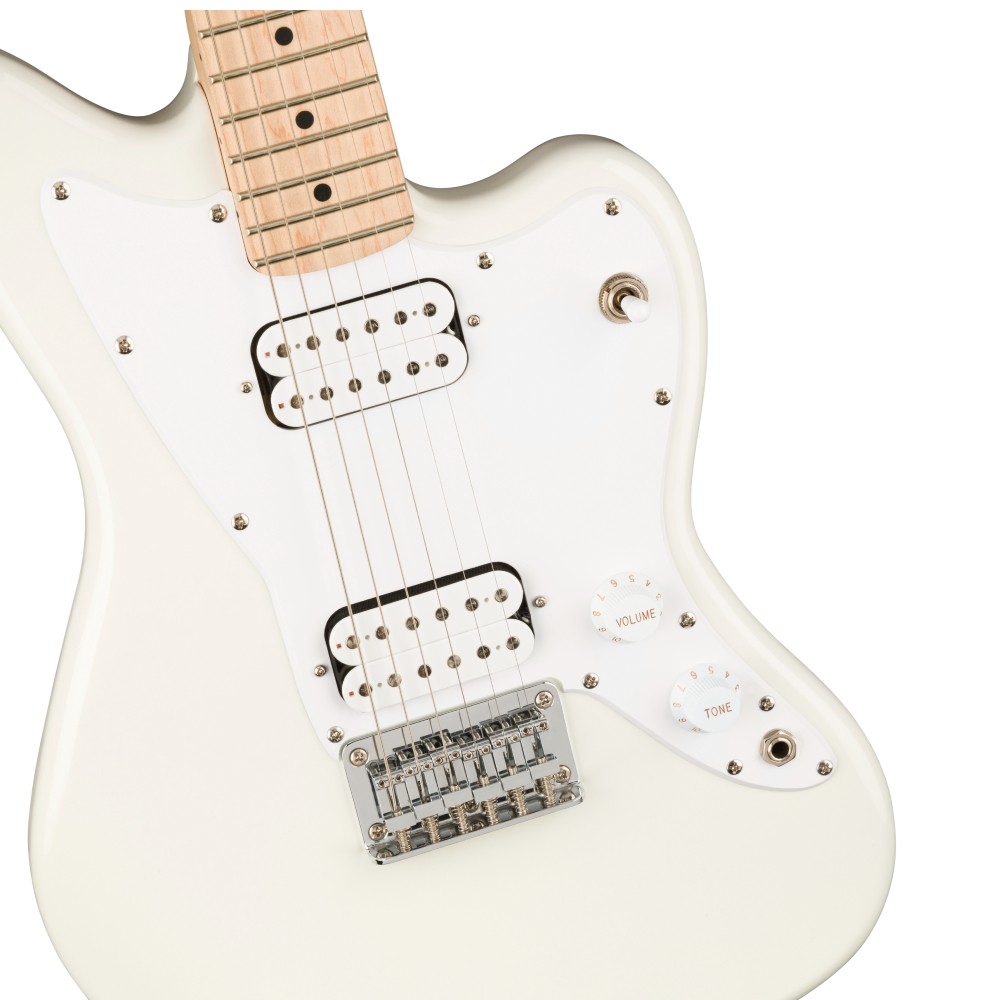 Squier by Fender Mini Jazzmaster HH Electric Guitar - Olympic White (370125505)