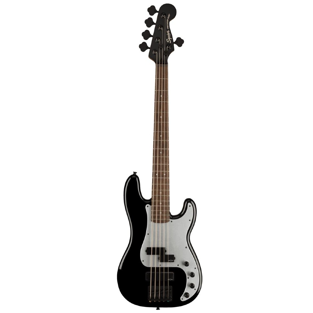 Squier by Fender Contemporary Active Precision Bass PH V Bass Guitar - Black (370491506)