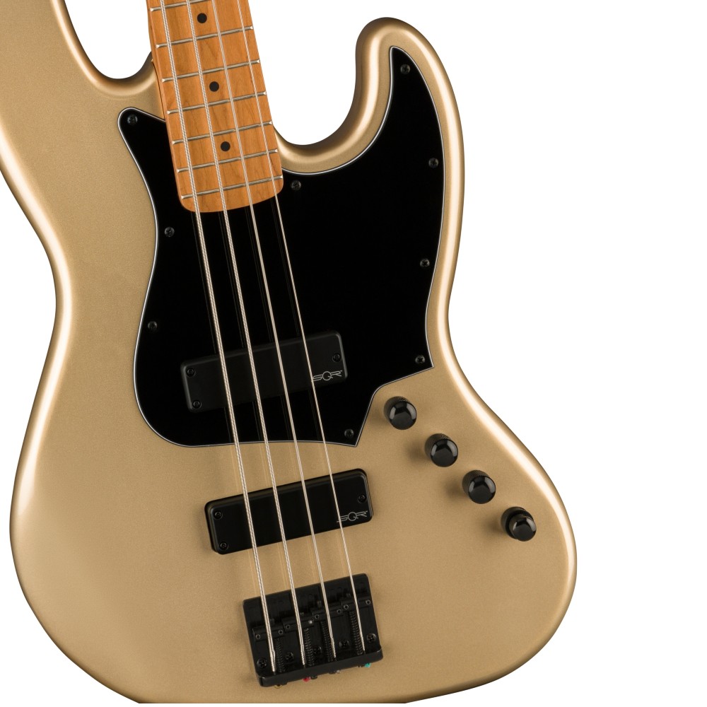 Squier by Fender Contemporary Active Jazz Bass HH Bass Guitar - Shoreline Gold (370451544)