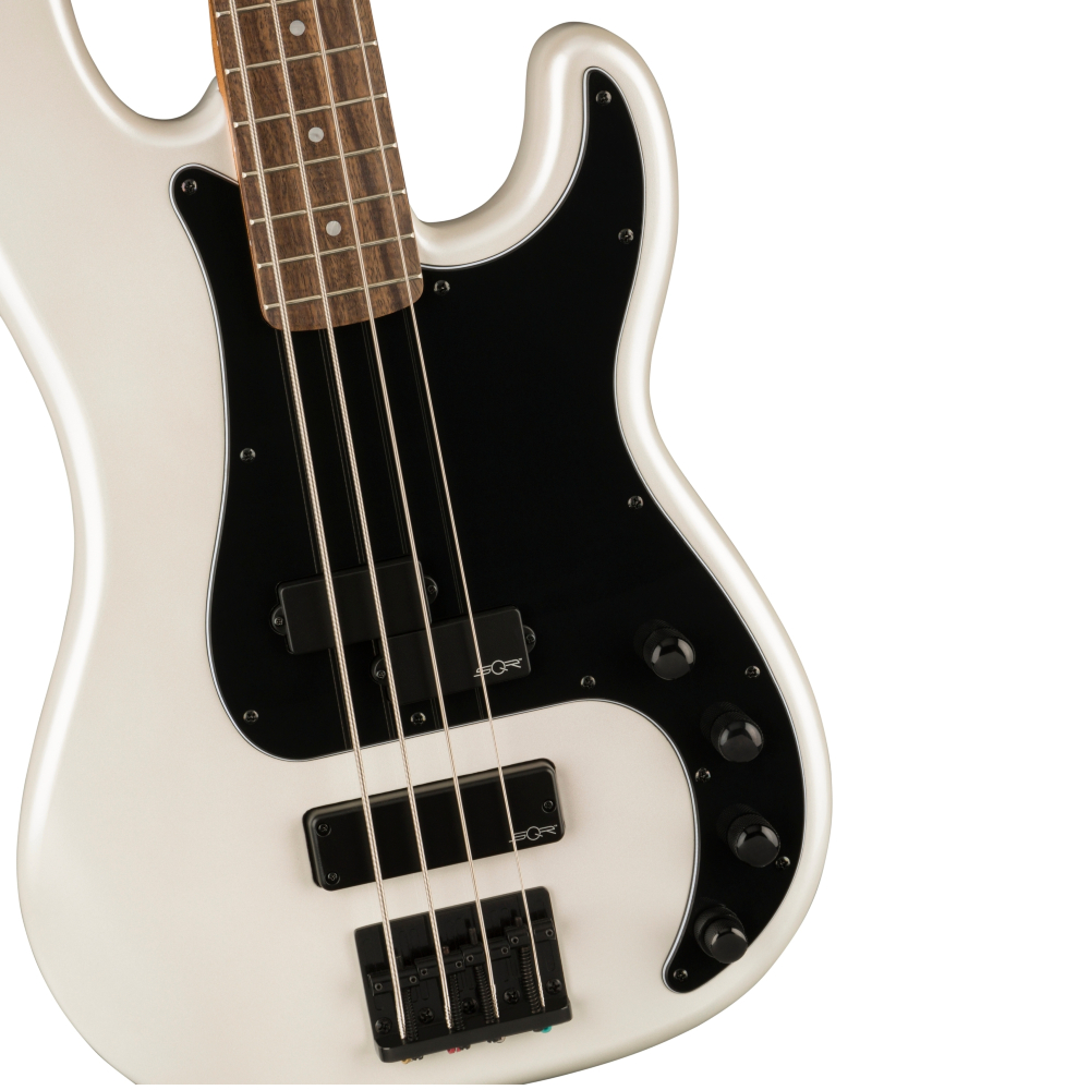 Squier by Fender Contemporary Active Precision Bass PH Bass Guitar - Pearl White (370481523)