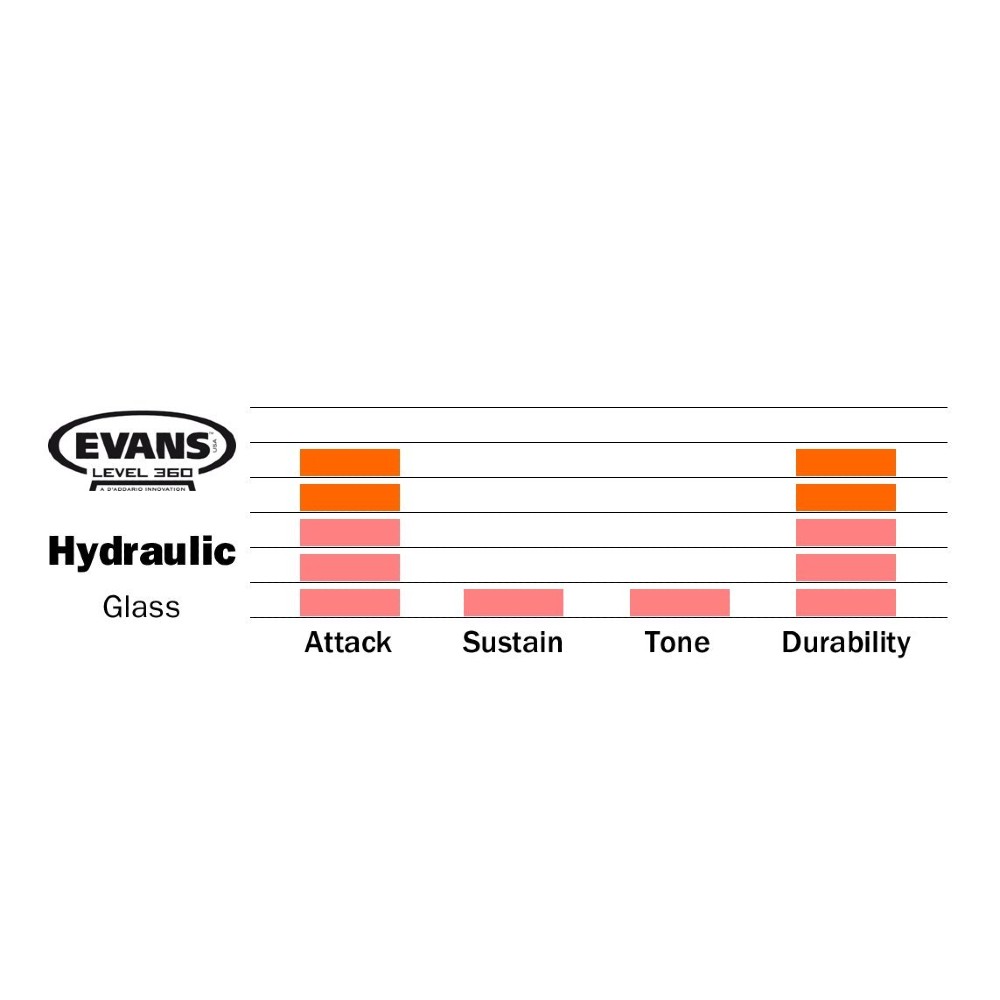 Evans 12-inch Hydraulic Glass Drumhead (TT12HG)