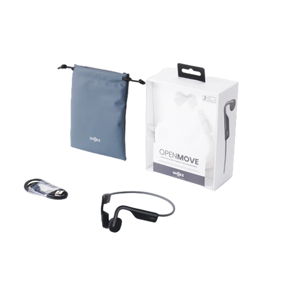 Shokz OpenMove Wireless Open-Ear Headphones - Slate Gray (S661GY)