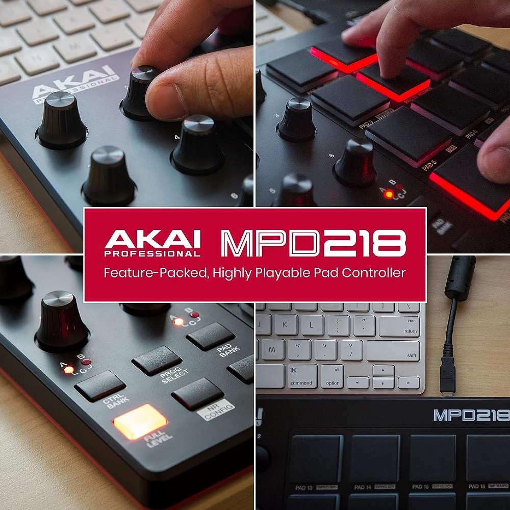 Akai Professional MPD218 USB Drum Pad Controller