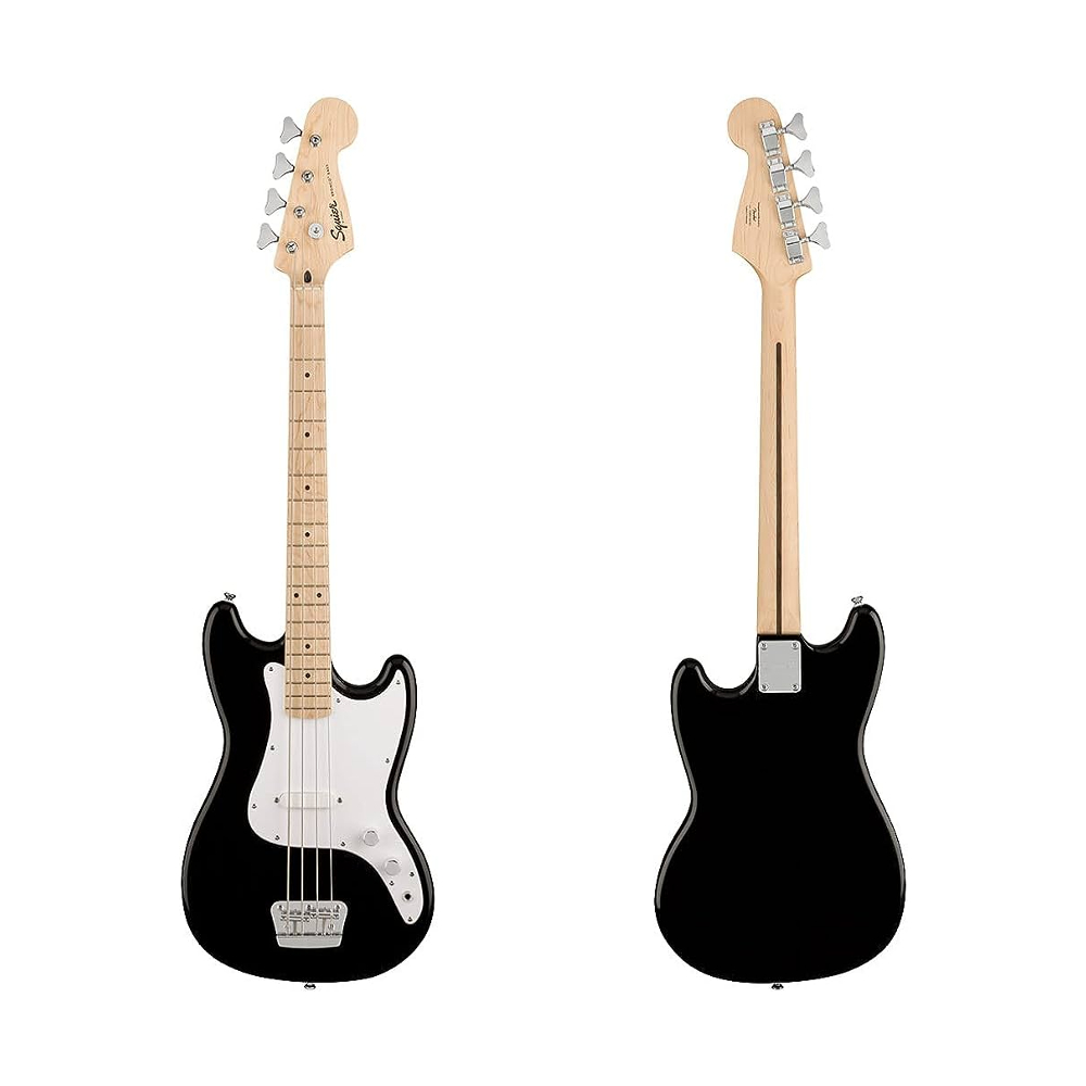 Squier by Fender Bronco Short Scale Bass Guitar - Black (310902506)