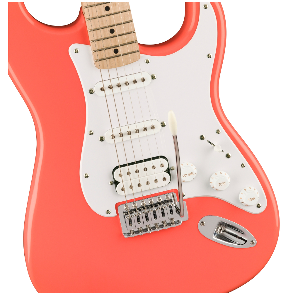 Squier by Fender Sonic Stratocaster HSS Electric Guitar - Tahitian Coral (0373202511)