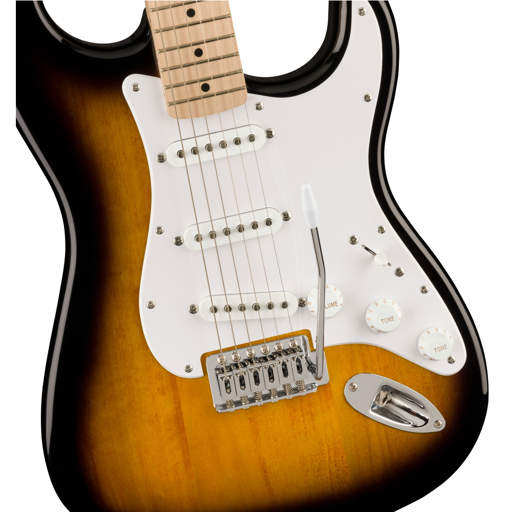 Squier by Fender Sonic Stratocaster Electric Guitar - Two Tone Sunburst (0373152503)