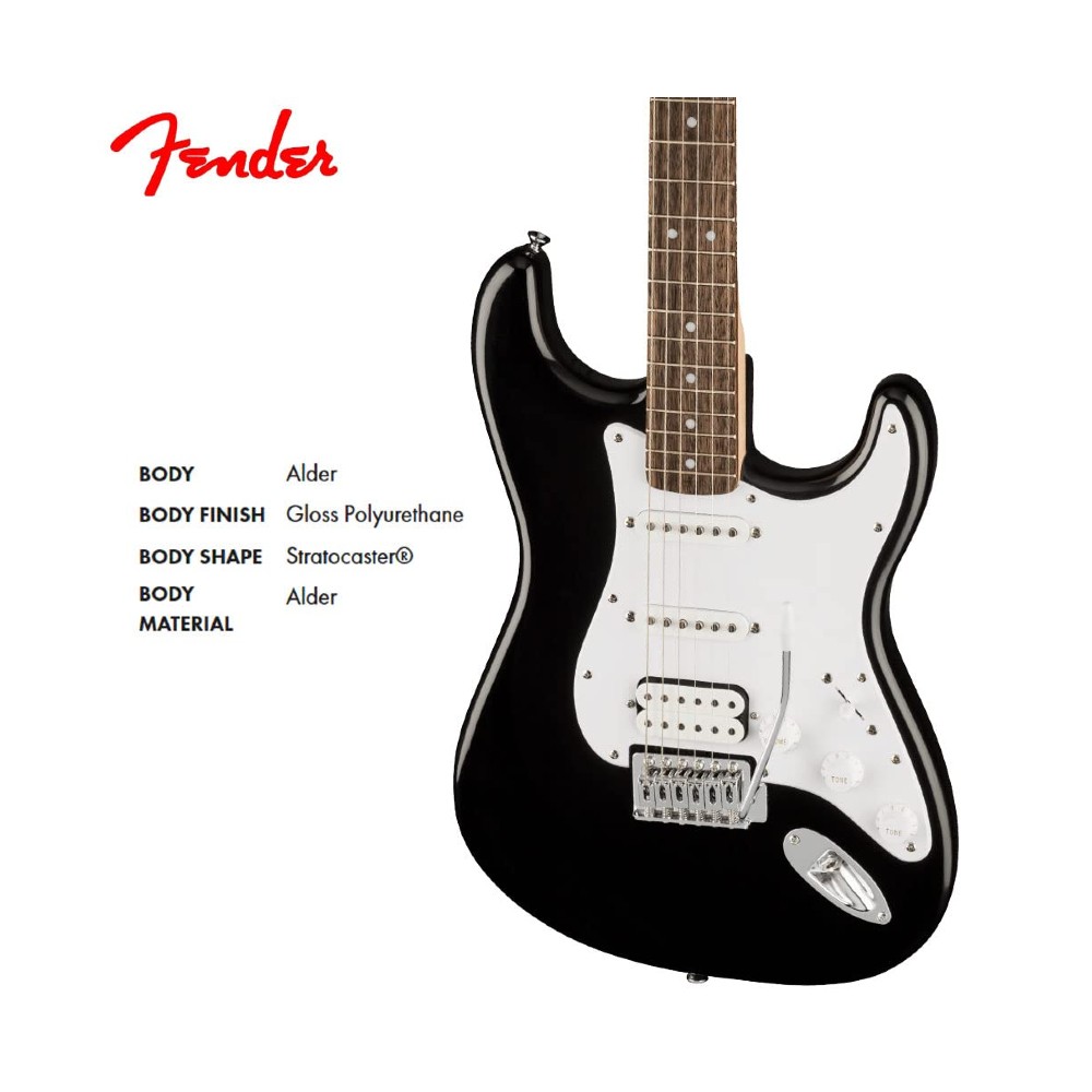 Squier by Fender Bullet HSS Stratocaster - Black (370005506)