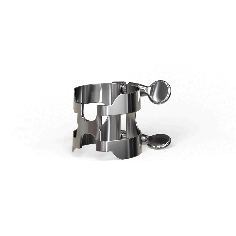 D'Addario HCL1S Silver-Plated H-Ligature and Cap for Bb Clarinet