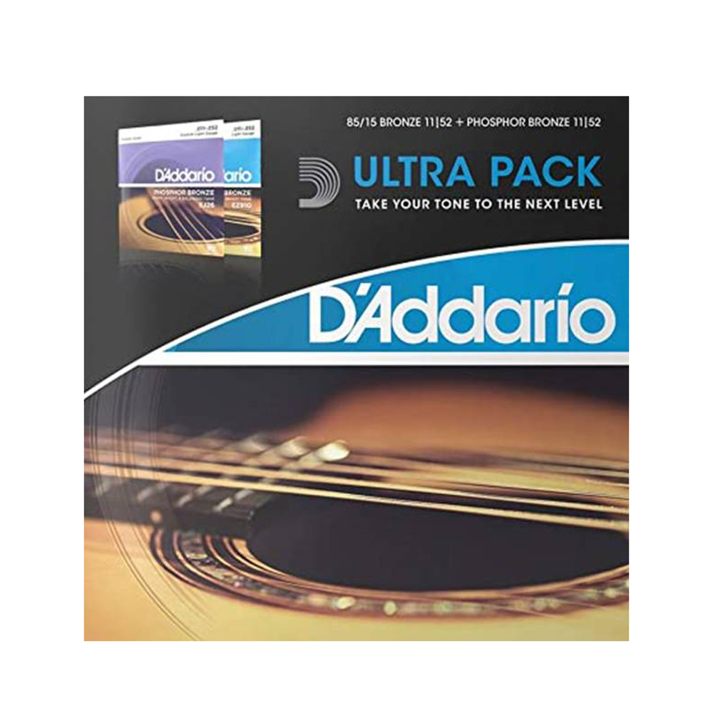 D'Addario EZ910 / EJ26 Ultra Pack Acoustic Guitar Strings