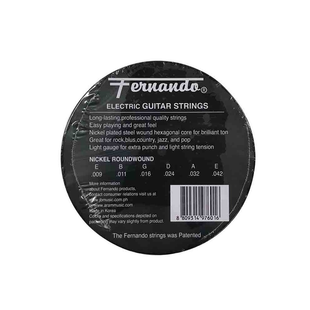 Fernando NFCE Electric Guitar Strings (Gauge 09-42)