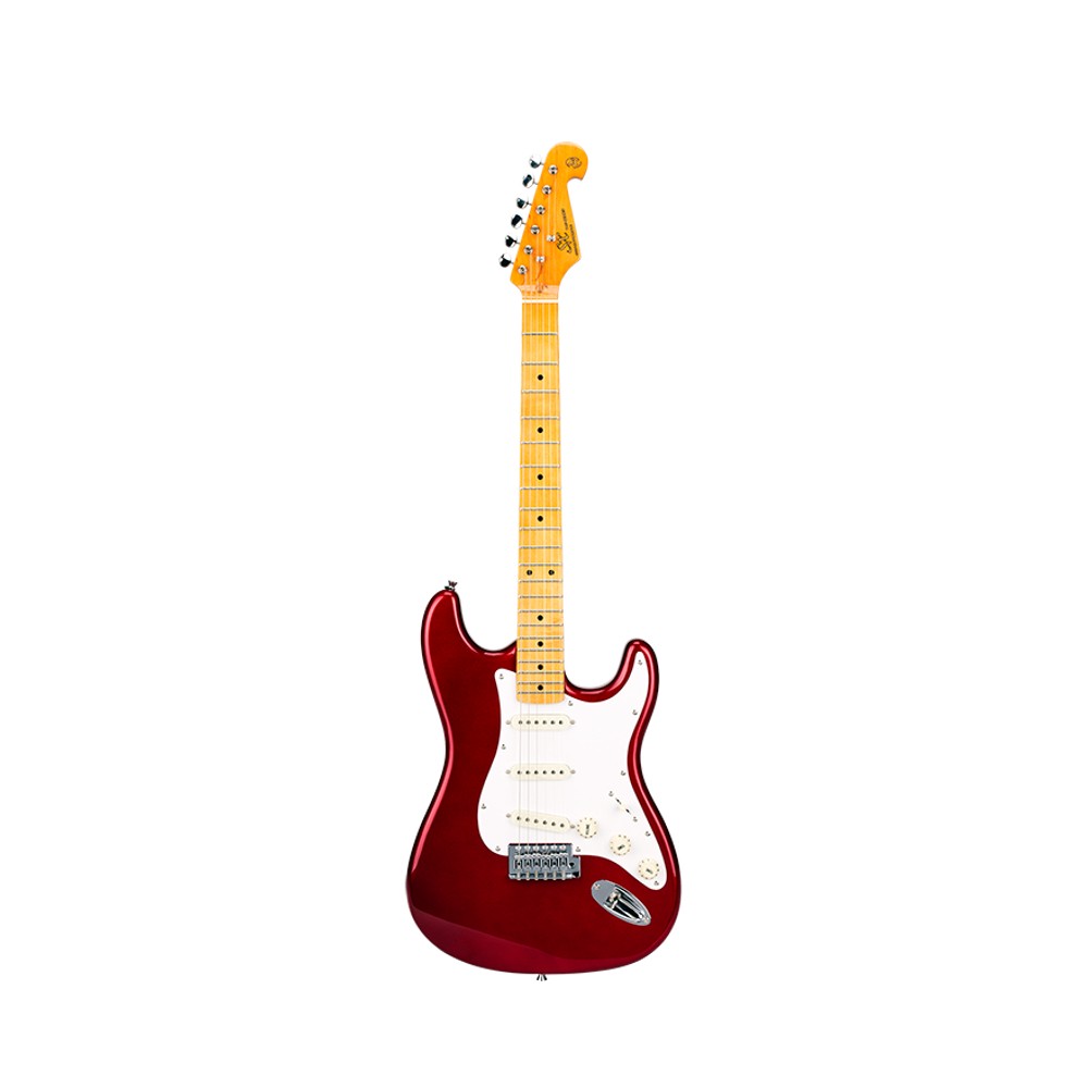 SX SST57 Strat VTG Series Electric Guitar (Candy Apple Red)