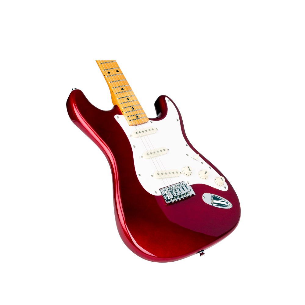 SX SST57 Strat VTG Series Electric Guitar (Candy Apple Red)