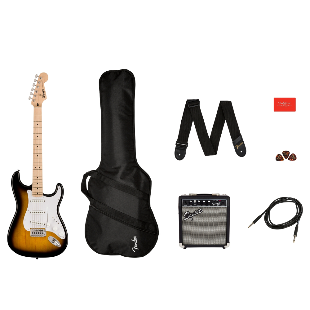 Squier by Fender Sonic Stratocaster Pack - Two Color Sunburst (371720603)