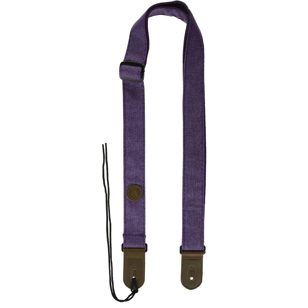 Kala Sonoma Coast Deluxe Cloth Ukelele Strap - Vista Point Purple (K-DSTP-PL)