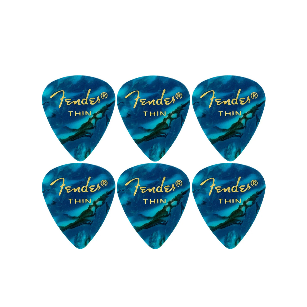 Fender 351 Shape Premium Celluloid Picks - Thin (12 Pack)