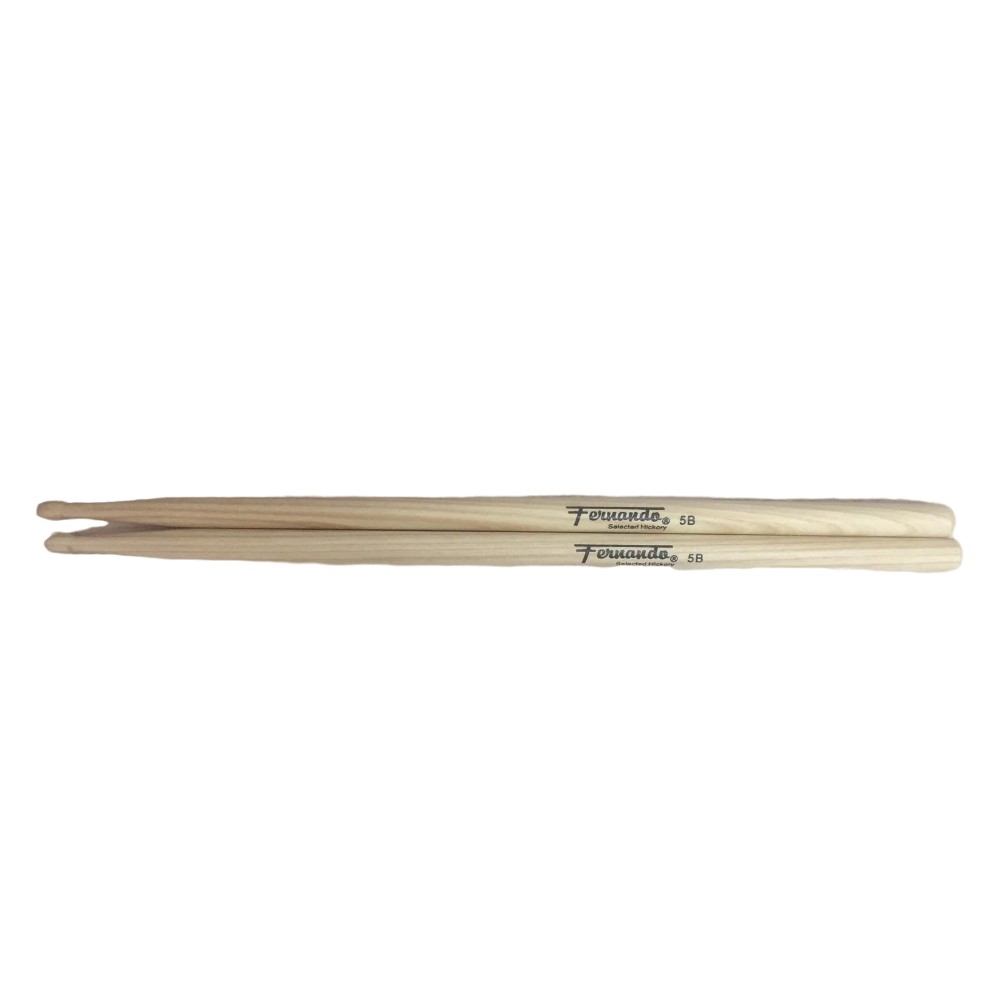 Fernando 5B Hickory Series Wood Tip Drumsticks