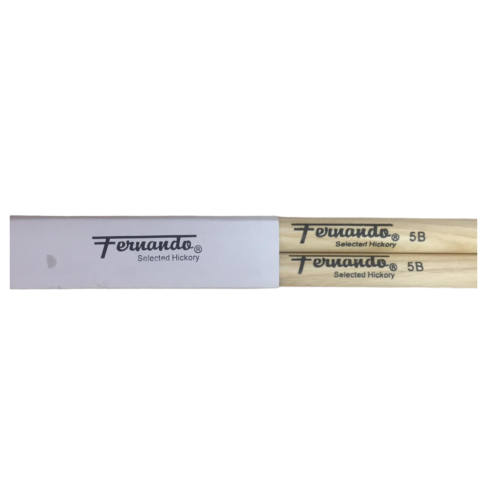 Fernando 5B Hickory Series Wood Tip Drumsticks