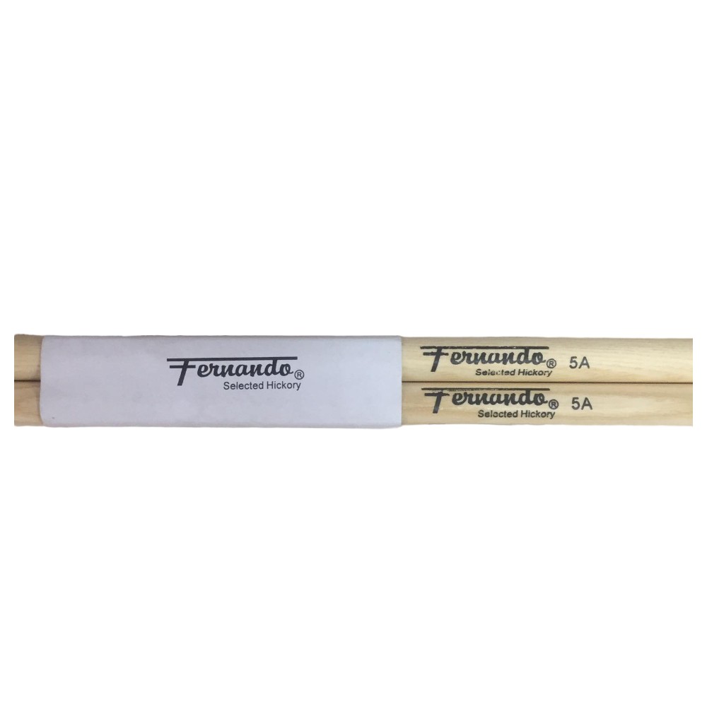 Fernando 5A Hickory Series Wood Tip Drumsticks