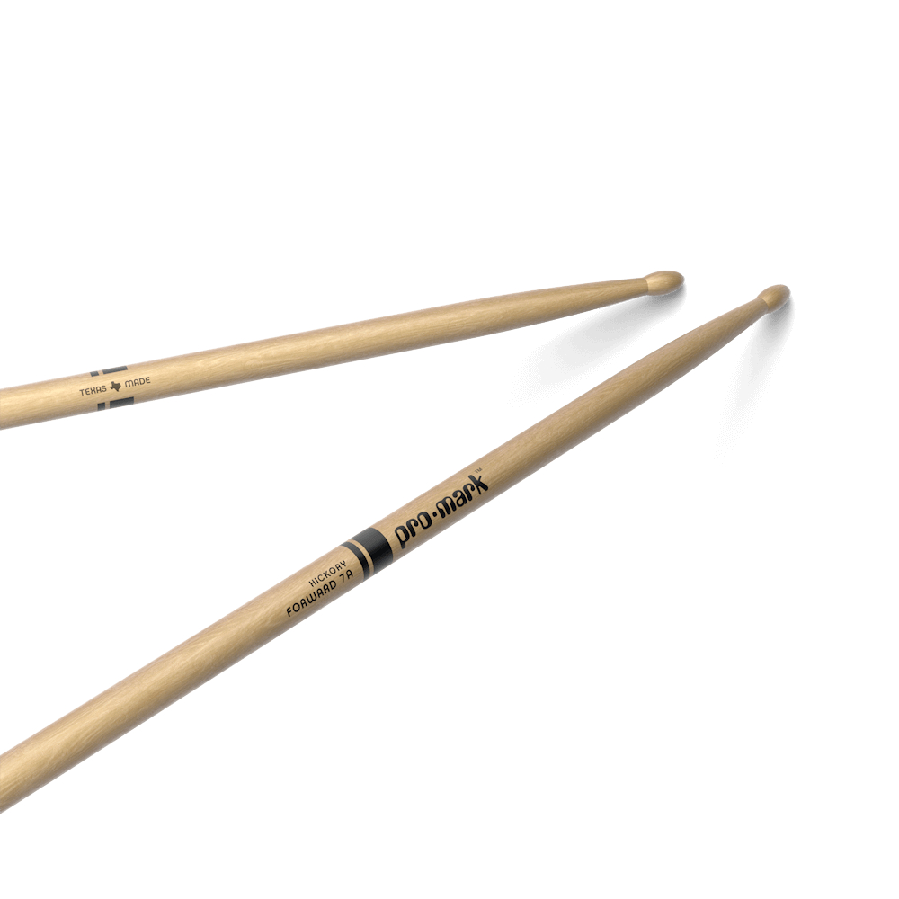 Promark Classic Forward 7A Drumsticks (Hickory Wood Tip)