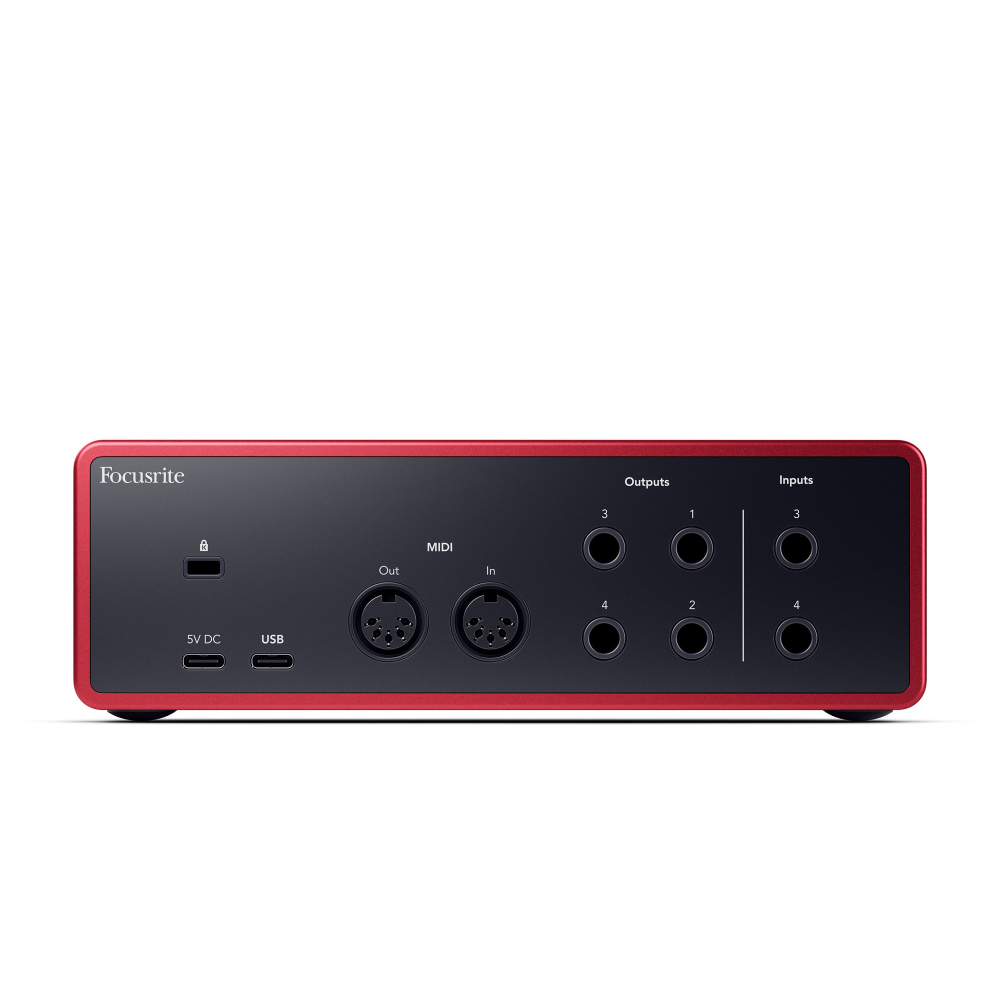 Focusrite Scarlett 4i4 4th Gen USB Audio Interface w/ Midi