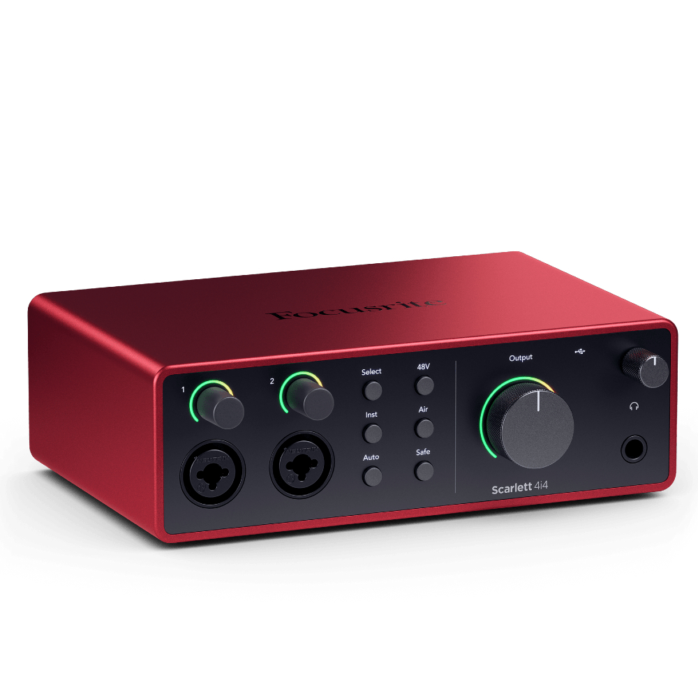 Focusrite Scarlett 4i4 4th Gen USB Audio Interface w/ Midi