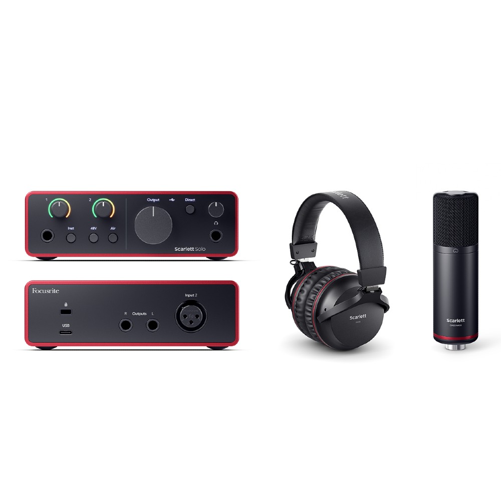 Focusrite Scarlett Solo Studio 4th Gen Solo Studio Bundle