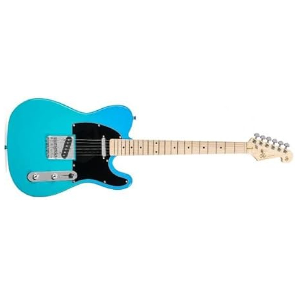 SX SEM2/BG Blue Glow Telecaster Electric Guitar 
