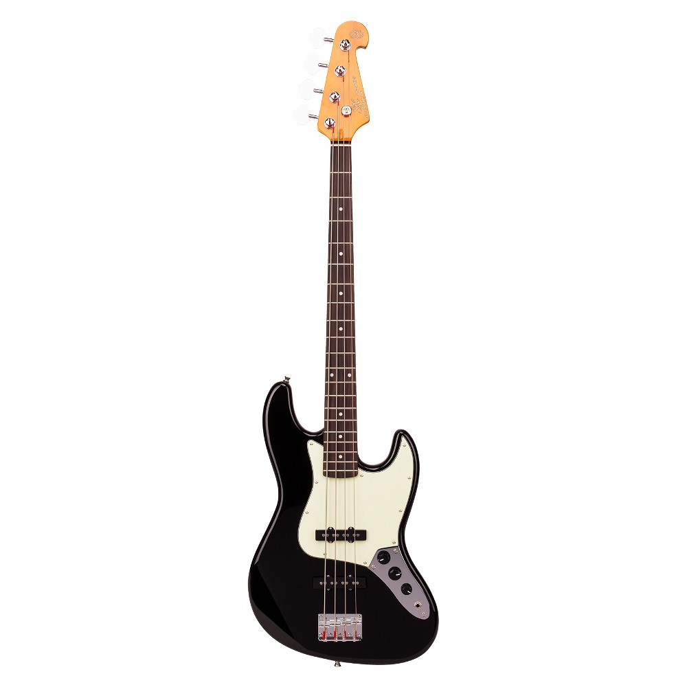 SX SJB62+/BK Jazz Bass Electric Bass Guitar (Black)