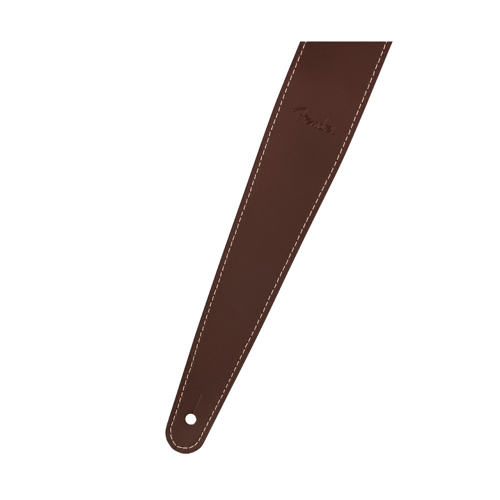 Fender 2-inch Essentials Economy Leather Guitar Strap - Brown (990642121)