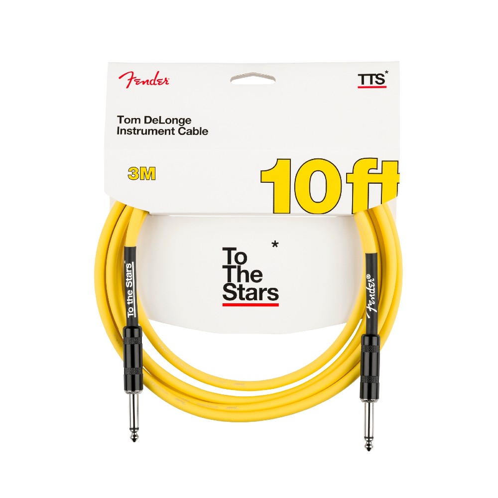 Fender Tom DeLonge To The Stars 10ft Instrument Cable - Graffiti Yellow (990810263)