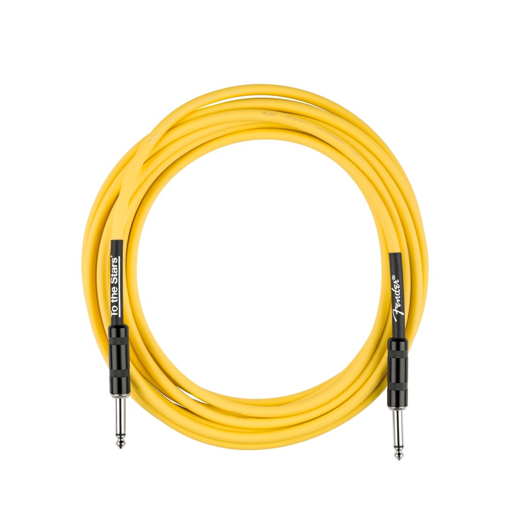 Fender Tom DeLonge To The Stars 10ft Instrument Cable - Graffiti Yellow (990810263)