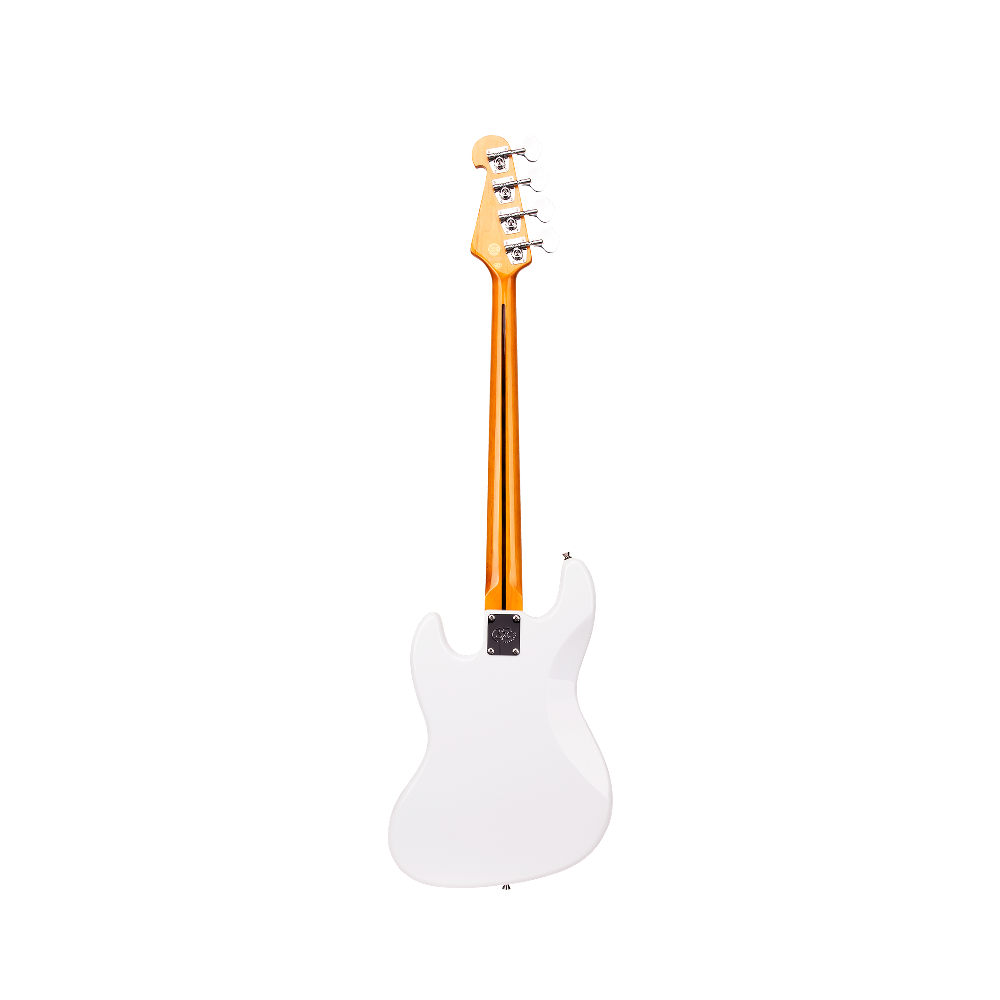 SX SJB62+/OWH Electric Bass Guitar (White)
