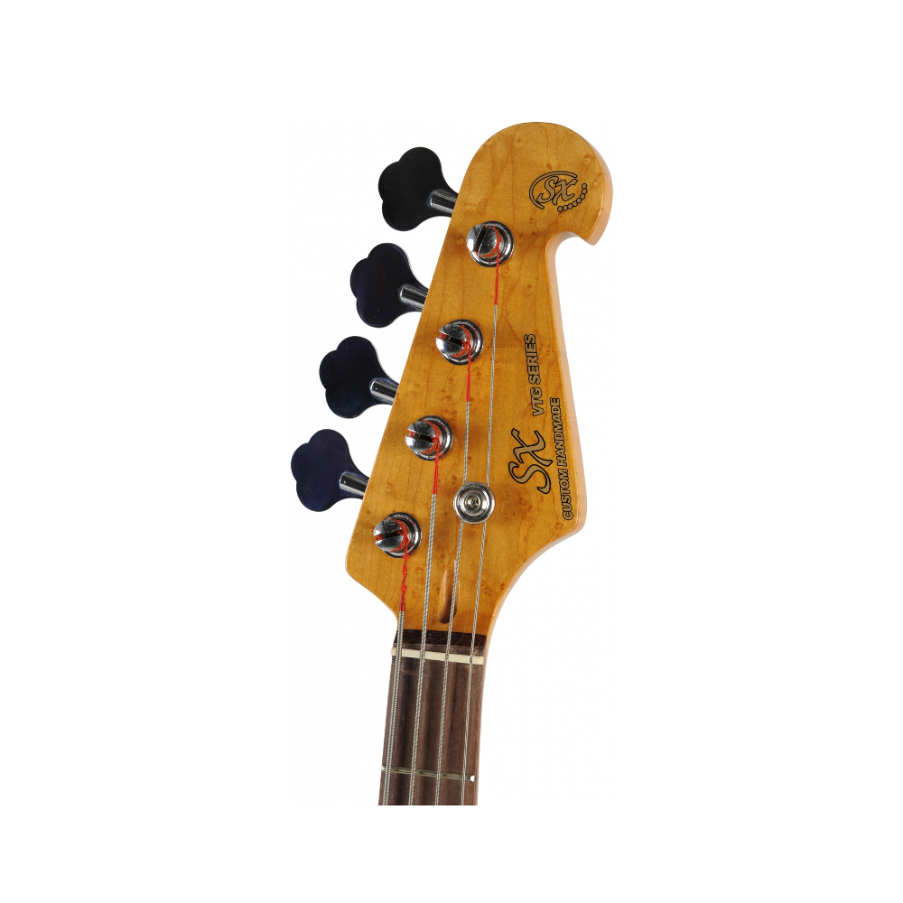 SX SPJ62+/VWH PJ Electric Bass Guitar