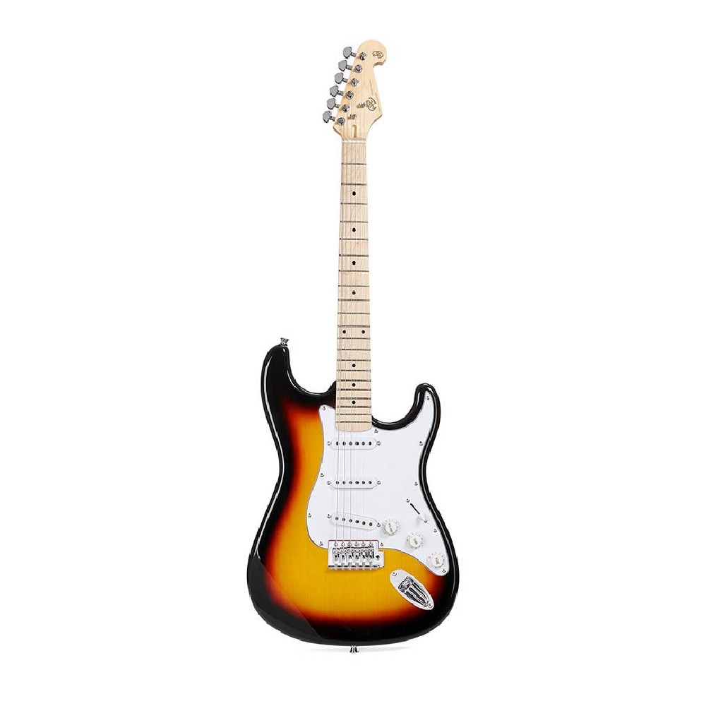 SX SEM1/PT Stratocaster Sunburst Electric Guitar with Bag 