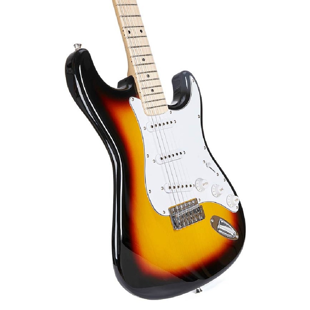 SX SEM1/PT Stratocaster Sunburst Electric Guitar with Bag 