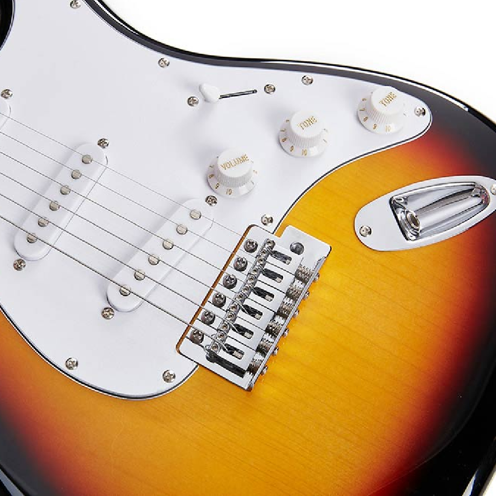 SX SEM1/PT Stratocaster Sunburst Electric Guitar with Bag 