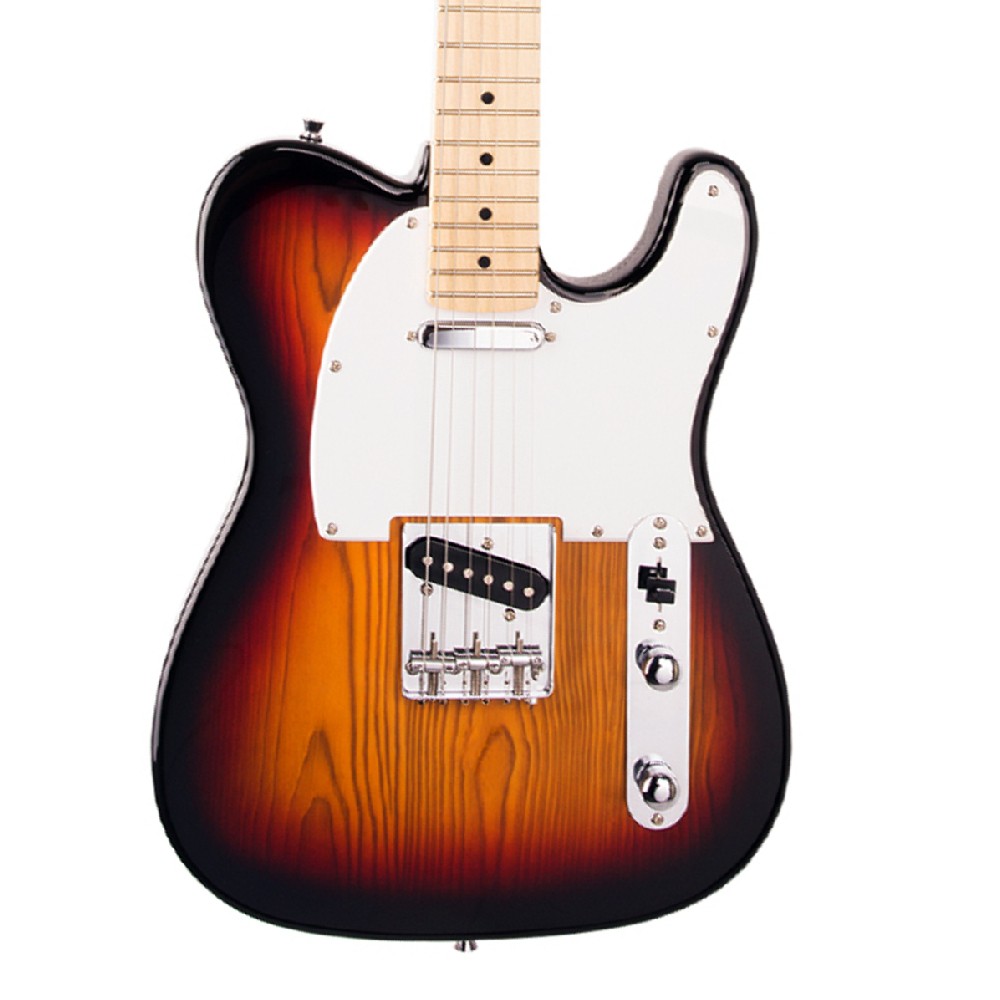 SX SEM2/3TS 3 Tone Sunburst Telecaster Electric Guitar with Bag