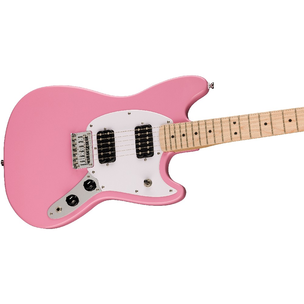 Squier by Fender Sonic Mustang Electric Guitar HH MN WPG Flash Pink (373702555)