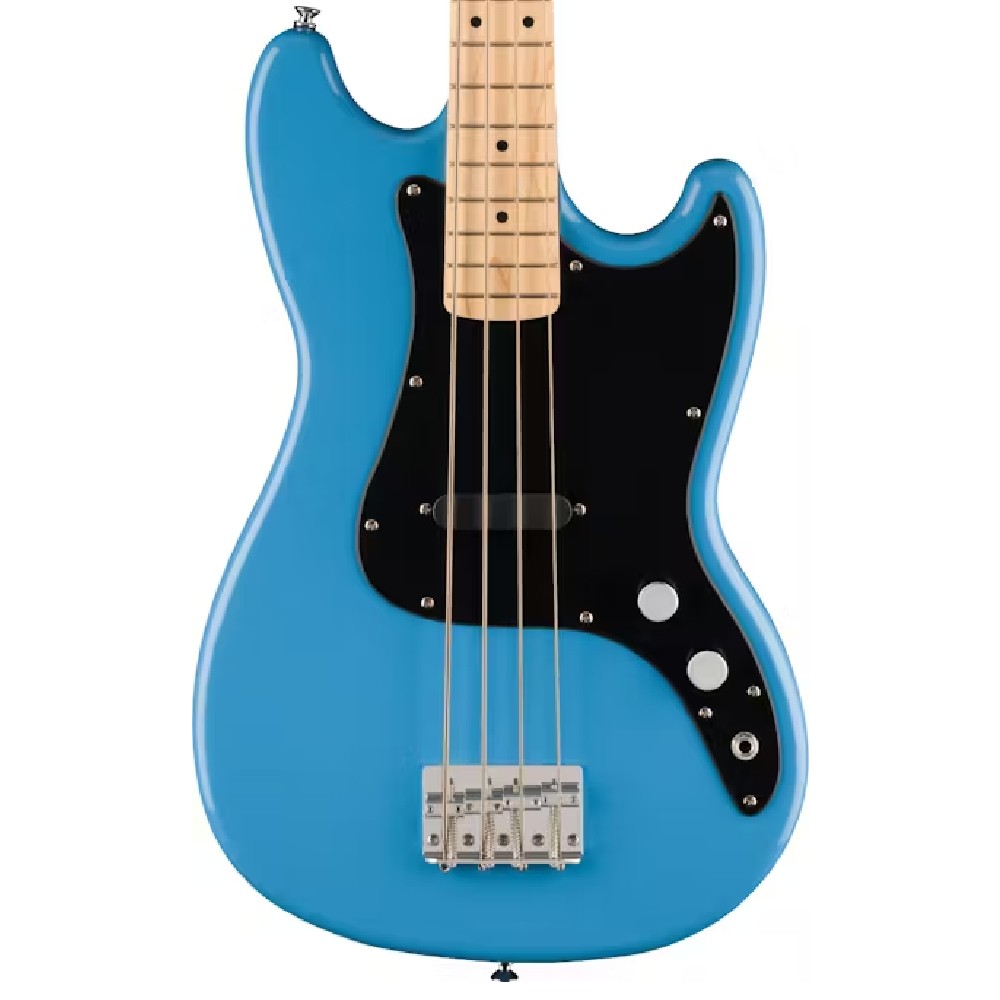 Squier by Fender FSR Sonic Bronco Bass Guitar Maple Fingerboard Black Pickguard -  California Blue (0373803526)