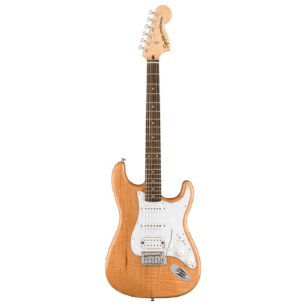 Squier by Fender FSR Affinity Stratocaster HSS Electric Guitar - Laurel Natural (0378100521)