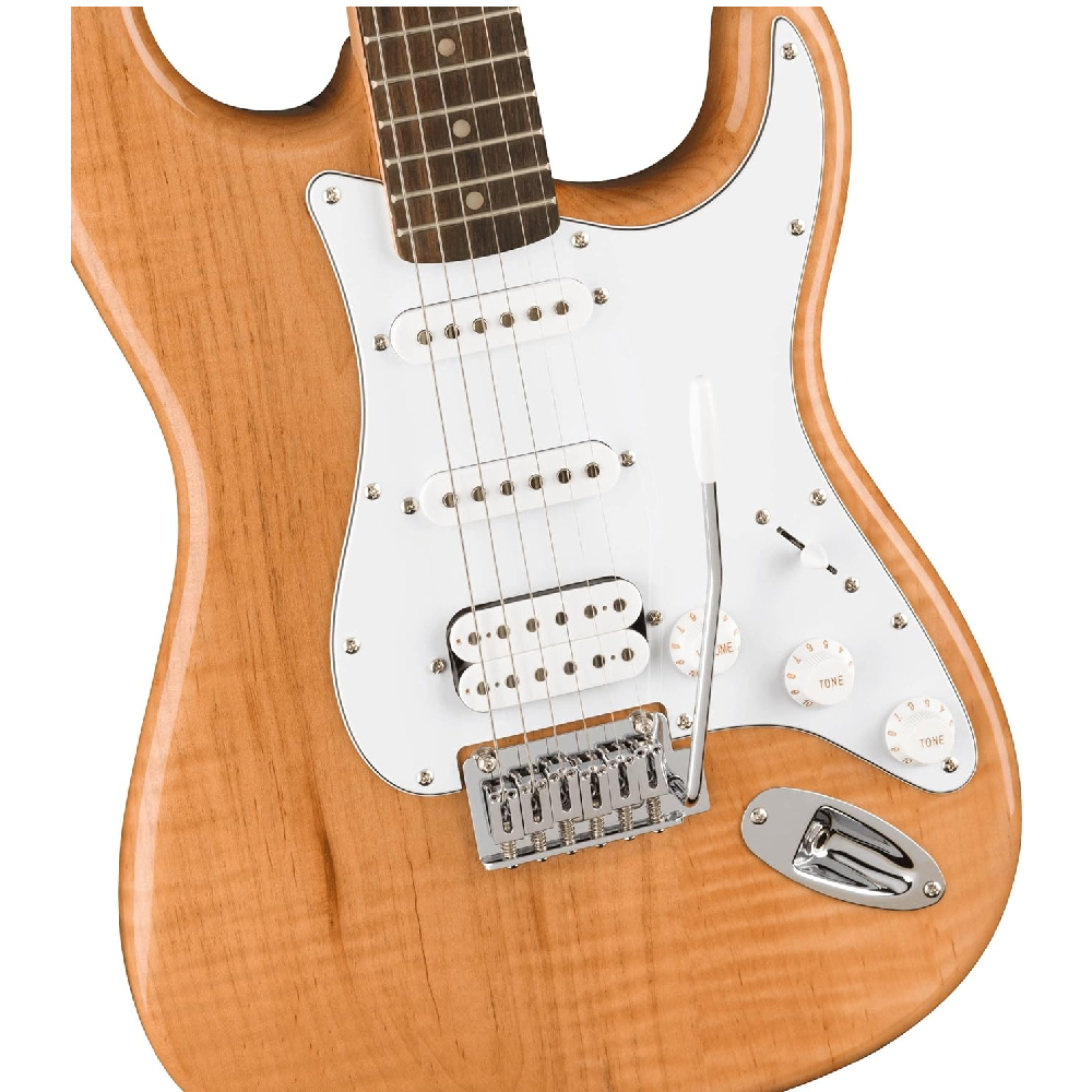 Squier by Fender FSR Affinity Stratocaster HSS Electric Guitar - Laurel Natural (0378100521)