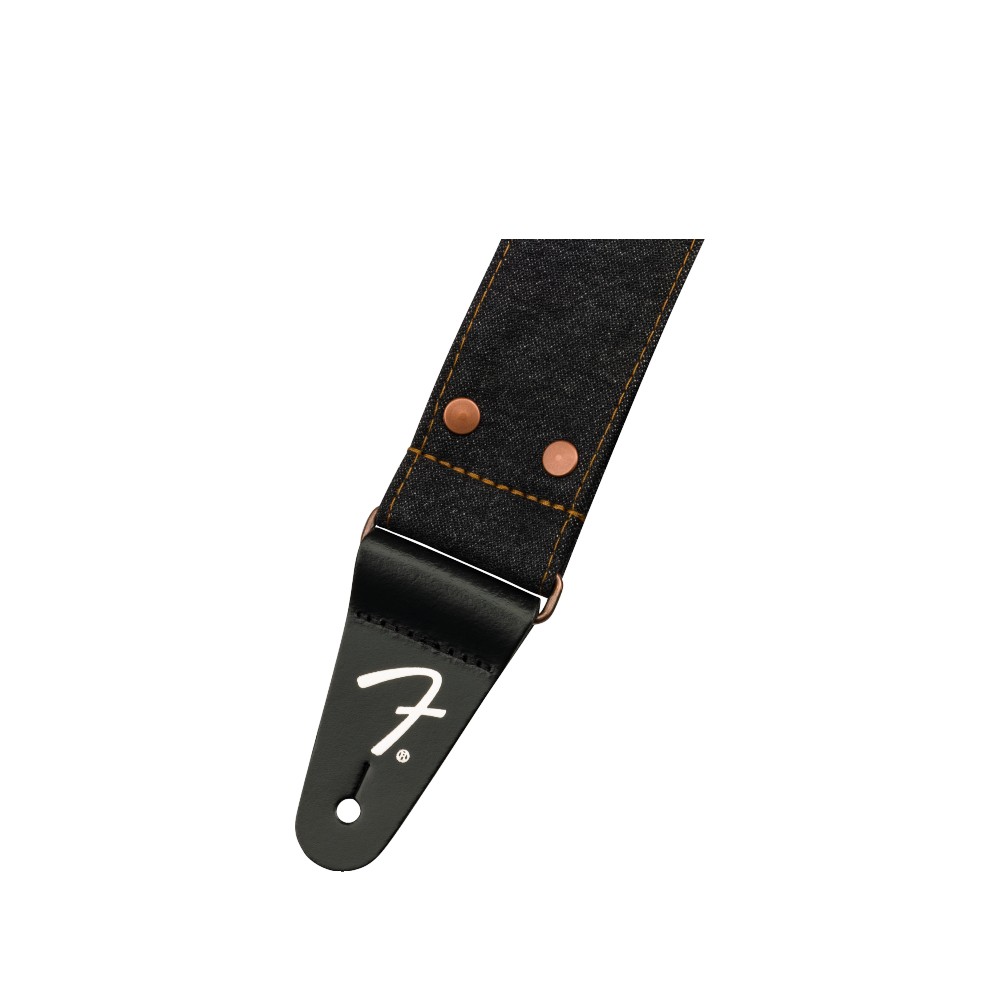 Fender Wrangler x Fender Denim Guitar Strap - Black Denim (990638005)