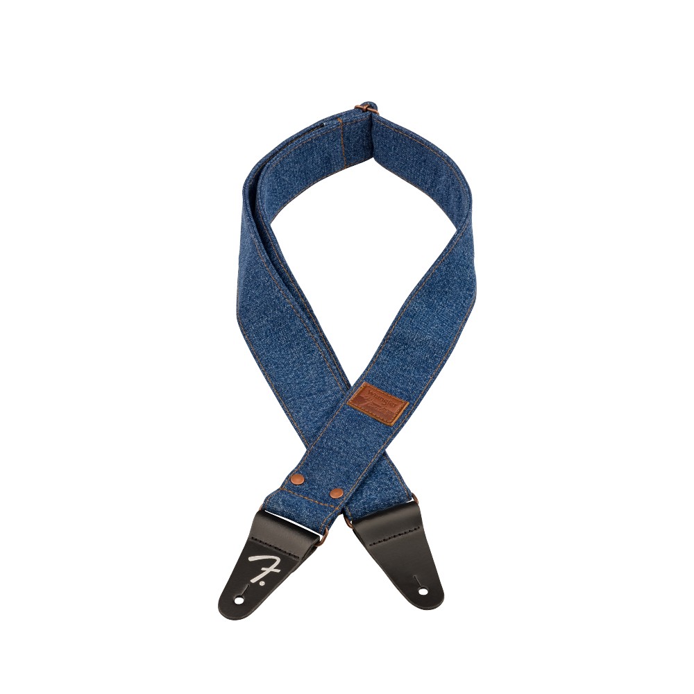 Fender Wrangler x Fender Denim Guitar Strap - Medium Indigo (990638003)