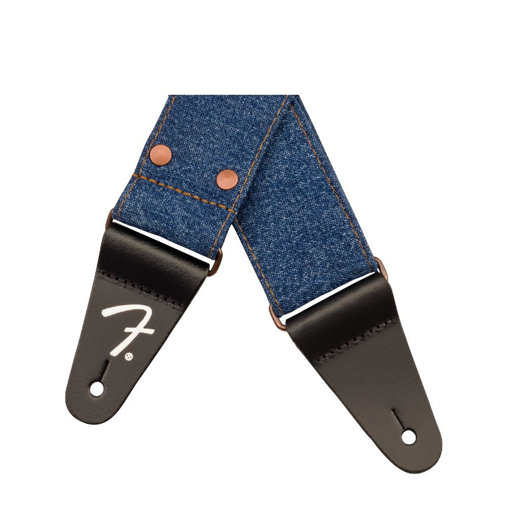 Fender Wrangler x Fender Denim Guitar Strap - Medium Indigo (990638003)