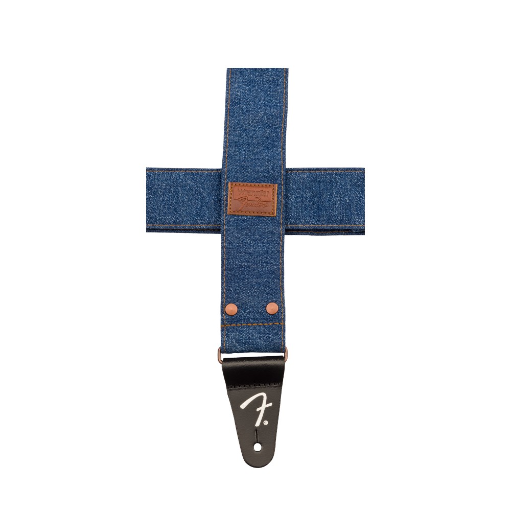 Fender Wrangler x Fender Denim Guitar Strap - Medium Indigo (990638003)