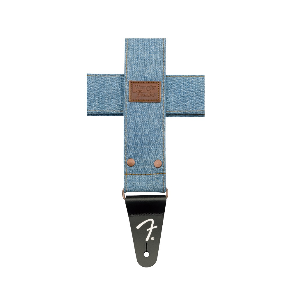 Fender Wrangler x Fender Denim Guitar Strap - Light Indigo (990638005)