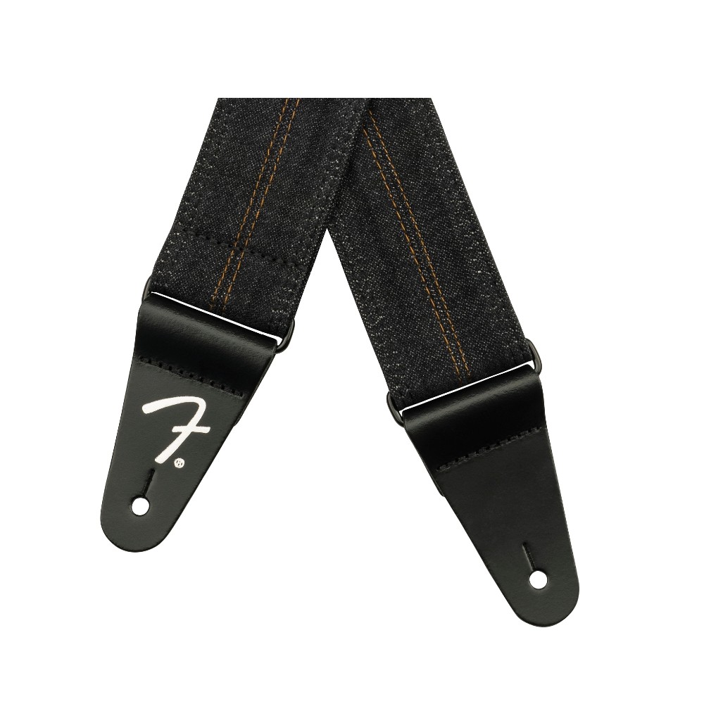 Fender Wrangler x Fender Denim Guitar Strap - Black (990638004)