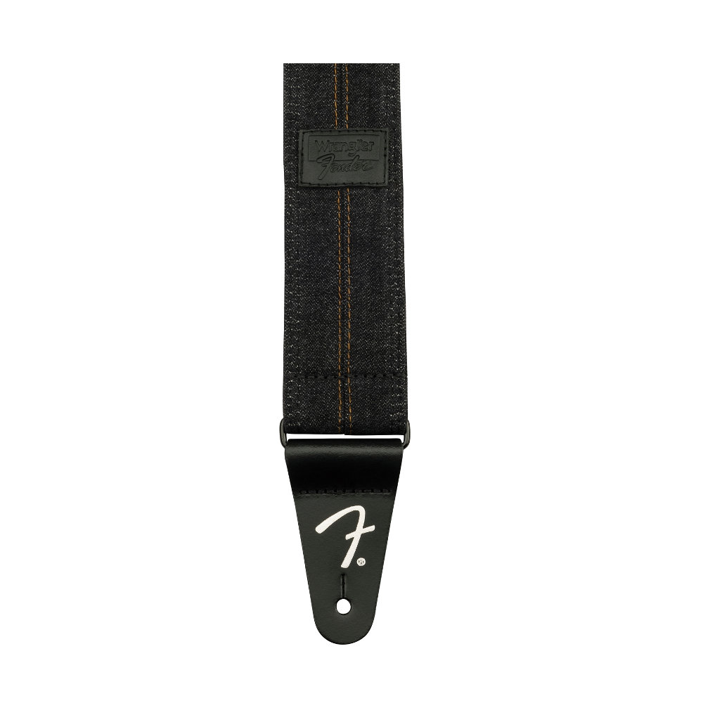 Fender Wrangler x Fender Denim Guitar Strap - Black (990638004)